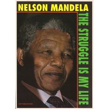 Nelson Mandela The Struggle Is My Life Book Launch Photo Postcard