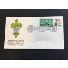 ICOLLECTZONE US Boy Scout Chicago Polish Cover Jubilee 75th Anniversary (F400)