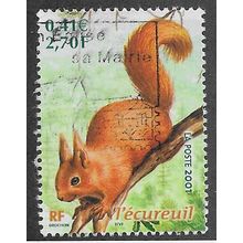 FRA 2001 2,70F 'ANIMALS' FINE USED (EBID56-793)