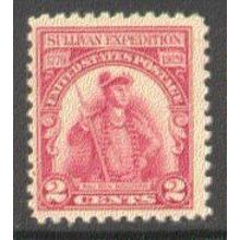 657 2c General John Sullivan Fine MNH Q0899