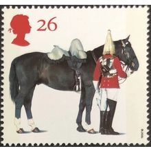 GB 1997 All the Queens Horses 26p Lifeguards Unmounted Mint MNH SG 1990 Sc 1764