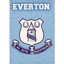 Merlin Premier Gold English Premier League 1996/97 Everton Club Logo