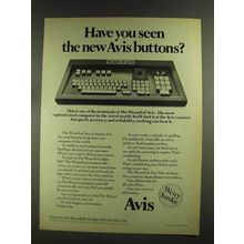 1972 Avis Rent-a-Car Ad - Have You Seen new Buttons