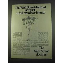 1975 The Wall Street Journal Ad - Fair-Weather Friend