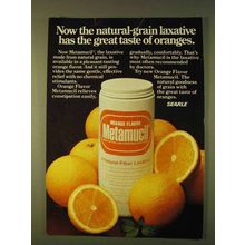 1979 Metamucil Laxative Ad - Great Taste of Oranges