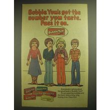 1981 Bubble Yum Gum Ad - Got The Number Yum Taste. Pass it on