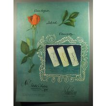 1951 Shulton Stick Cologne Concentrates Ad - flower-fragrant.. leaf-cool
