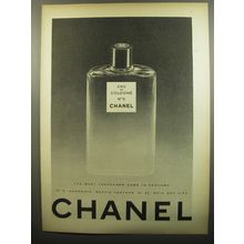 1951 Chanel No. 5 Eau de Cologne Ad - The most treasured name in perfume