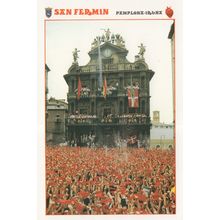 San Fermin Festival Pamplona Spain Postcard