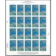 Stop Family Violence Sheet of Twenty 45 Cent Postage Stamps Scott B3