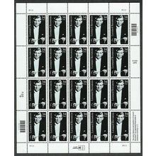 Leonard Bernstein Sheet of Twenty 34 Cent Postage Stamps Scott 3521