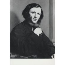Robert Browning Book Author National Portrait Gallery Postcard
