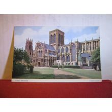 YORK MINSTER unused vintage postcard by J. Salmon =