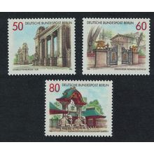 Berlin Gateways 3v 1986 MNH SG#B723-B725