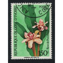 Ivory Coast Rose de Porcelaine Flower 150f RAR 1983 Canc SG#791e MI#E804