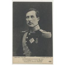 Belgium Bruxelles S. M. Albert Ier roi des Belges RPPC WW1