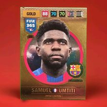 2016-17 Panini Adrenalyn XL FIFA 365 Samuel Umtiti #23 Gold Impact