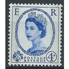 1959 SG608 4d Ultramarine Phosphor Graphite Unmounted Mint ..