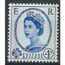 1959 SG608 4d Ultramarine Phosphor Graphite Unmounted Mint ..