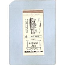 New Jersey Marlton Matchcover Colonial Inn Rt 73 w/Picture Of Inn~3150