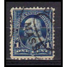 Used 264 1c Benjamin Franklin Fine RA1026