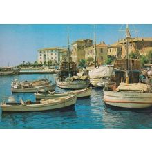 Porec Harbour Croatian Fishing Boats Croatia Postcard