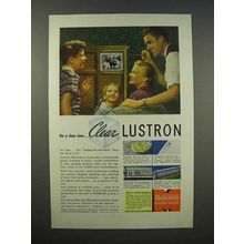 1946 Monsanto Lustron Plastic Ad - Clear View
