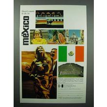 1967 Mexico Tourism Ad - There's More To Do!