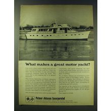 1970 Palmer Johnson 80 Yacht Ad - What makes a great motor yacht?