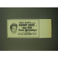 1946 The Kid from Brooklyn Movie Advertisement - Danny Kaye