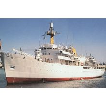 SAS Protea South African Military Navy Ship Cape Town Postcard