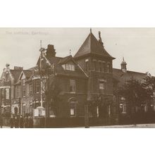 Eastleigh Railway Institute In Victorian Hampshire Postcard