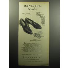 1957 Banister Nordic Shoes Advertisement - Easy Going Elegance