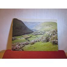PASS OF DINAS MAWDDWY, GWYNEDD ..used postcard by J.Arthur Dixon 1991 pm. =