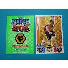 353. David Jones - Wolverhampton - Match Attax 2010/11 Football Card EF1