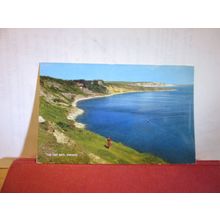THE TWO BAYS, SWANAGE, DORSET used postcard by J Salmon 1969 pm =
