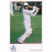 Navan Mongia India TCCB Classic Cricket Photo Postcard