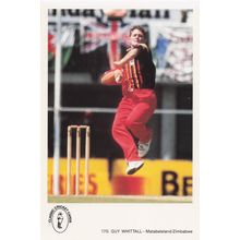 Guy Whitall Zimbabwe TCCB Classic Cricket Photo Postcard