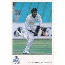Javagal Srinath Gloucestershire TCCB Classic Cricket Photo Postcard