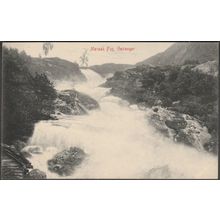 Maraak Fos, Geiranger, c.1910 - Kirkhorn Postkort