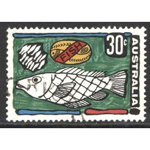 AUSTRALIA 1972: PRIMARY INDUSTRIES - 30c FISH USED (G5)
