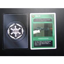 Star Wars 1995 Premiere Decipher CCG W/B Card Blaster Rifle DS