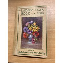 1937 "LADIES' YEAR BOOK 1938" VINTAGE HB BOOK & FOLD OUT UNDERGROUND MAP (P3)