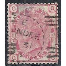 1873 SG144 3d Rose Plate 11 Good/Fine Used Check Letters "QC".