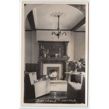 The Lounge Birchfield House Hope Derbyshire RP Postcard Publisher A F Waterhouse