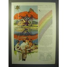 1930 Hawaii Tourism Ad - Spring Comes South Sea Glory