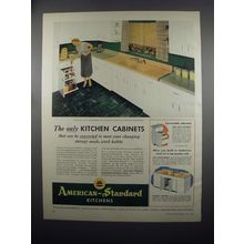 1953 American-Standard Kitchen Products Ad - Cabinets