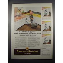 1953 American-Standard Kitchens Ad - Stay Modern