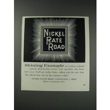 1963 Nickel Plate Road Railroad Ad - Shining Example