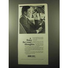 1969 Sony Model 50 Cassette-Corder Ad - Your Thoughts